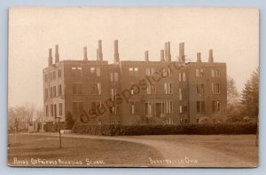 J87/ Barnesville Ohio RPPC Postcard c1910 Belmont Ruins Friends School 1093