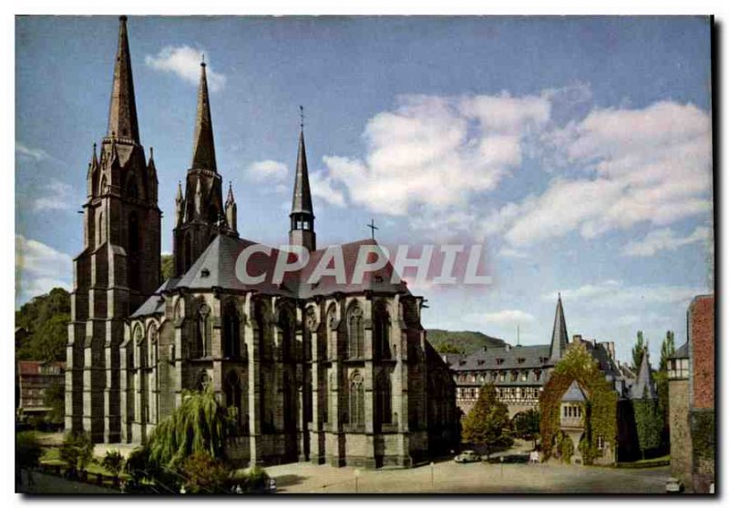 Postcard Modern Universitatsstadt Marburg