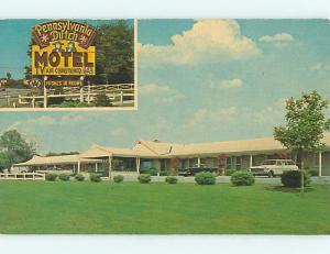 Unused Pre-1980 OLD CARS & PENNSYLVANIA DUTCH MOTEL Denver PA u1396@