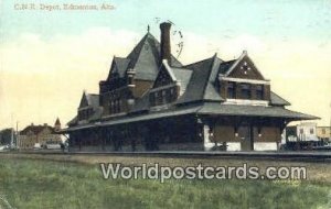 CNR Depot Edmonton, Alta Canada 1911 Missing Stamp 