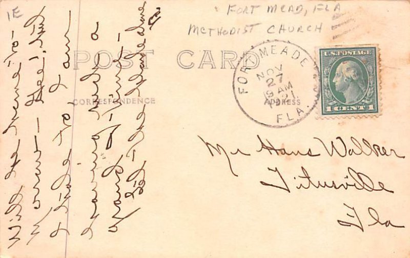 Methodist Church Ft. Meade, Florida FL