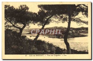 Old Postcard Ile de Brehat View On Logodec