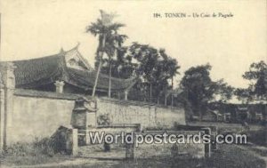 Un Coin de Pagode Tonkin Vietnam, Viet Nam Unused 