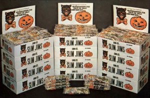 Halloween Candy Advertising Slim Jims Vintage Order Card/Postcard