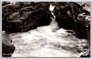 RPPC~Colorado~Devils Punch Bowl @ Independence Pass Hwy~Real Photo Postcard