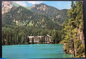 Vintage Postcard Italy Hotel Lago Di Braies