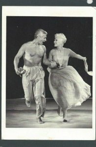 Post Card Actors Jeff Chandler & Kim Novak