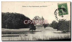 Old Postcard Chateau Puy Charnoud near Piegut