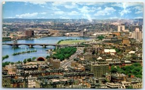 Postcard - Charles River Basin From John Hancock Building - Massachusetts