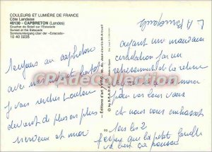 Postcard Modern Capbreton (Landes) Sunset on the Pier