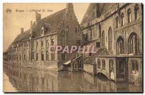 Old Postcard Bruges L & # 39Hopital St Jean