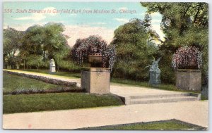 Vintage Postcard: Garfield Park South Entrance, Madison St. Chicago 1911 Posted
