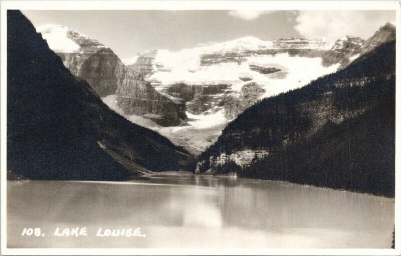 Byron Harmon #108 Lake Louise Alberta Real Photo Postcard G84