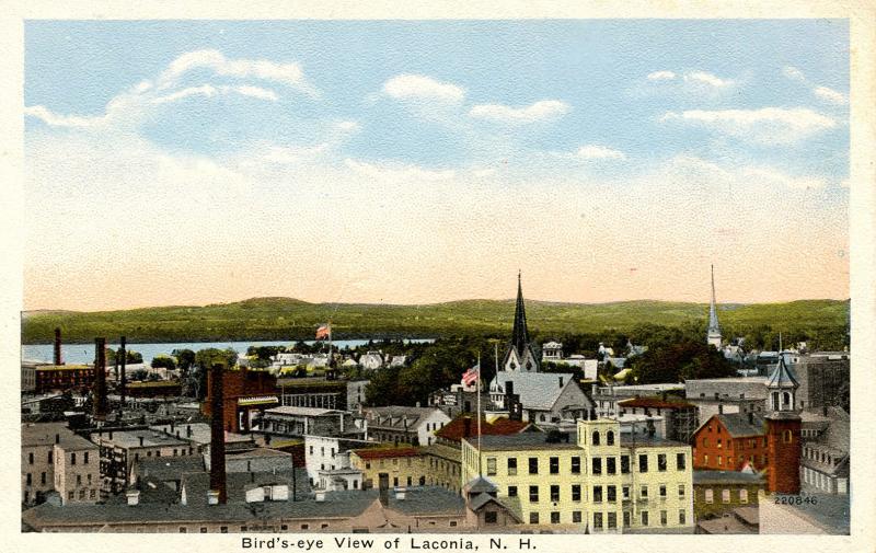 NH - Laconia. Bird's Eye View