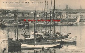 France, Boulogne-Sur-Mer, Fishing Boats, Stevenard Pub