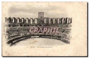 Old Postcard View of Arles indoor arenas