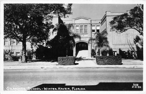 Grammar School real photo - Winter Haven, Florida FL  