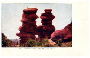 Colorado The Siamese twins  Garden of the Gods Frank Thayer publ