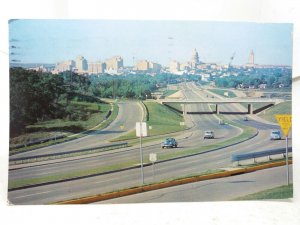 DB-639 Expressway Austin Texas USA Vintage Postcard 1962