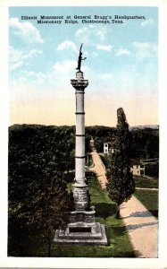 Tennessee Chattanooga Missionary Ridge Illinois Monument At General Bargg...