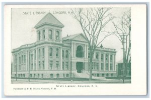 State Library Building Exterior Scene Concord New Hampshire NH Vintage Postcard 