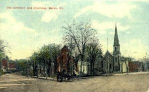 The Common & Churches - Barre, Vermont VT  