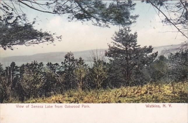 New York Watkins View Of Seneca Lake From Oakwood Park