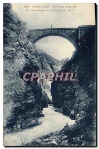 Old Postcard Briancon Bridge of Asfeld above the Durance