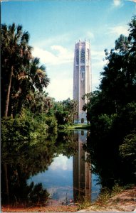 Vtg 1950s Singing Tower on Iron Mountain near Lake Wales Florida FL Postcard