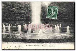 Postcard Old Park of Versailles Basin of Enceladus