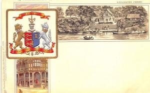 Raphael Tuck Heraldic Eccleston Ferry Chester #1036 Postcard