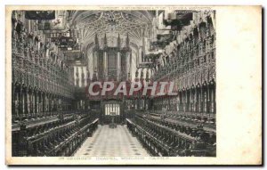 England - Berkshire - Windsor Castle - St George & # 39s Chapel - Old Postcard