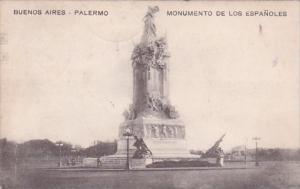 Argentina Buenos Aires Palermo Monumento de los Espanoles 1923