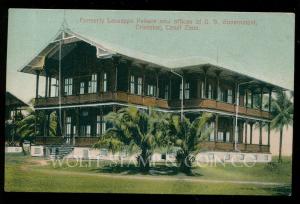 Early Postcard Head Offices of the Isihmian Canal Cristobal Canal Zone B4047