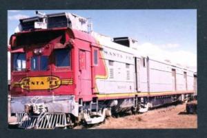 NM Santa Fe Railroad Train CLOVIS NEW MEXICO Postcard