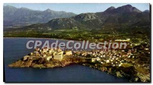 Postcard Modern Calvi Vue Generale Of The City And The Citadel