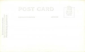 RPPC Postcard; US Post Office, Porterville CA Tulare County Hammond's Studio