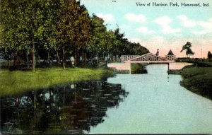 Indiana Hammond View Of Harrison Park Curteich