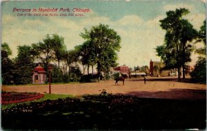 Illinois Chicago Entrance To Humboldt Park 1911