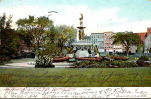 Connecticut Hartford Bushnell Park The Fountain 1907