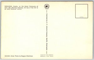 Ninilchik Alaska 1960s Postcard Aerial View