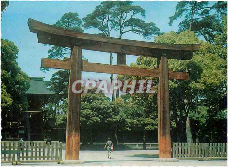 Postcard Modern Meiji Shrine Famous Places in the Tokyo Shrine This Locating ...