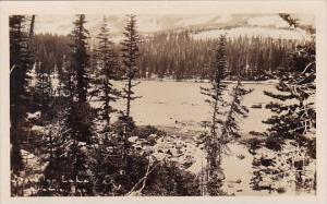 Telephone Lake Laramie Wyoming Real Photo