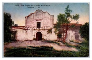 Mission Basilica San Diego de Alcala San Diego California CA UNP DB Postcard O14