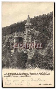 Old Postcard Chateau Rochelambert (Common Saint Paulien) north view is the to...