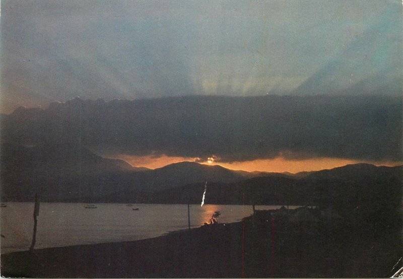Syria Postcard Lattakia sunset picture view