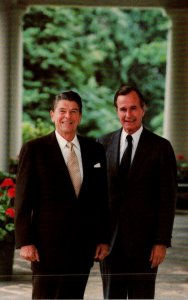 President Ronald Reagan and Vice-President Bush