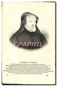 Old Postcard Catherine De Medici