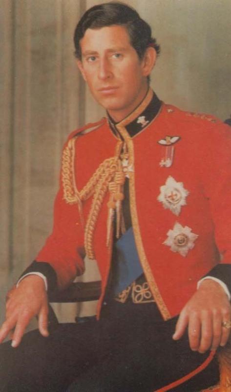 Prince Charles Colonel In Chief Welsh Military Regiment Royal Wedding Postcard