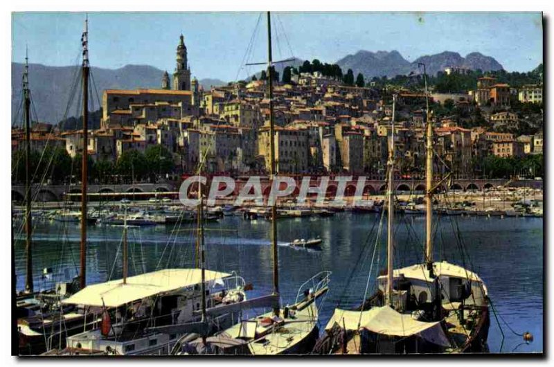 Old Postcard The Wonderful sites of the French Riviera Menton Alpes Maritimes...